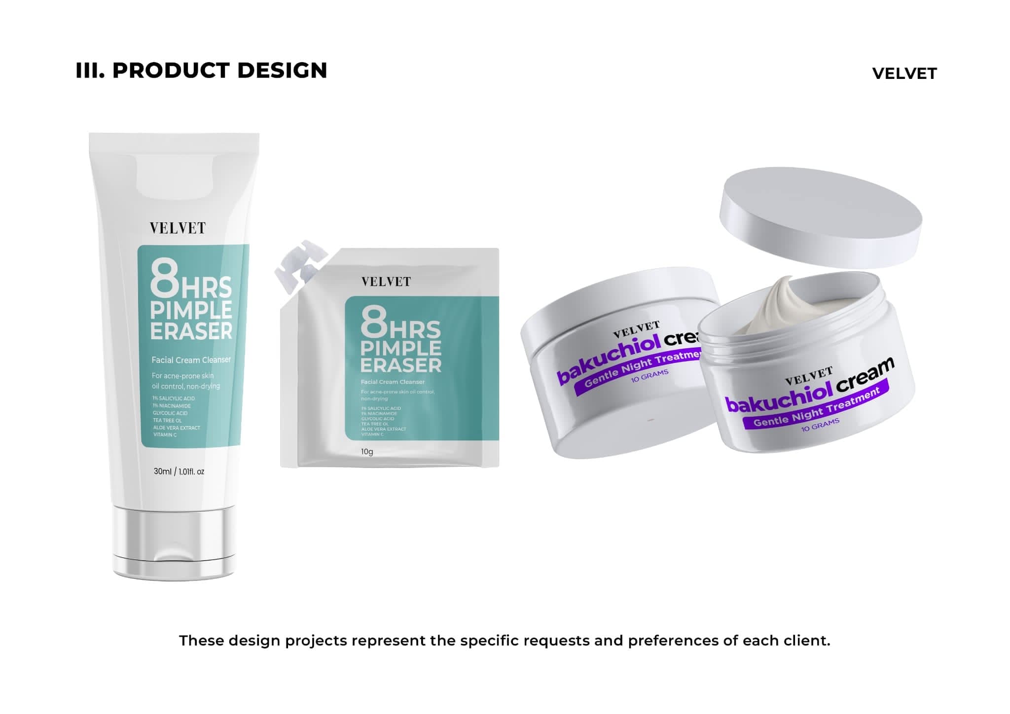 Skincare Product Range